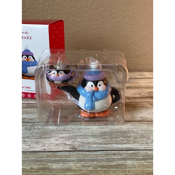 Set of 5 Hallmark Keepsake "Tea Time" Ornaments 2016 - 2020 NEW in Box - Picture 12 of 16